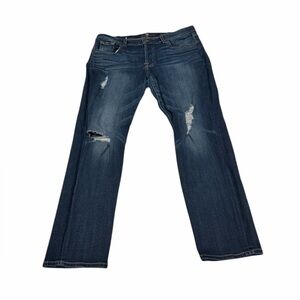 7 For all Mankind Josefina Skinny Boyfriend Jean Distressed Women’s Size 31